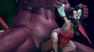 3D动画：巨大怪物狂操阿拉伯公主的激情盛宴